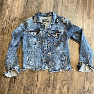 Maurices Jean Denim Jacket Size XS Acid Wash
